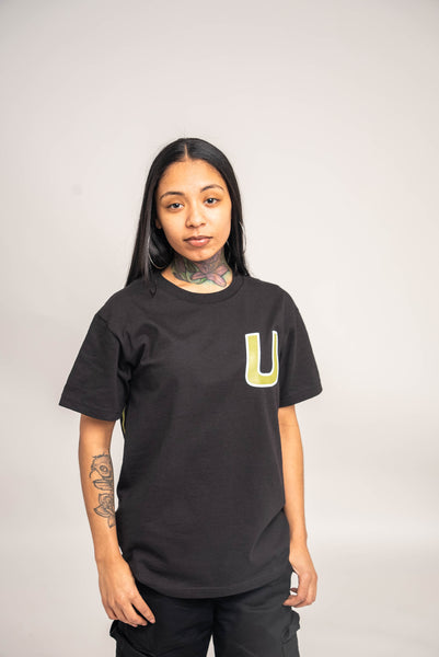 Fern Puff Tee (Black)