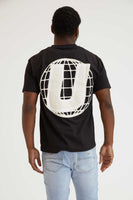 Classic Fit Universal Off White Puff Tee Black