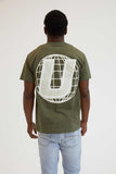 Classic Fit Universal Pantone Yellow Puff Tee Military Green