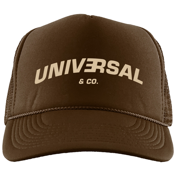 Universal & Co. Foam Trucker Hat (Brown/Sand) (Sample)