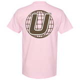 Classic Fit Universal Brown Puff Tee Pink